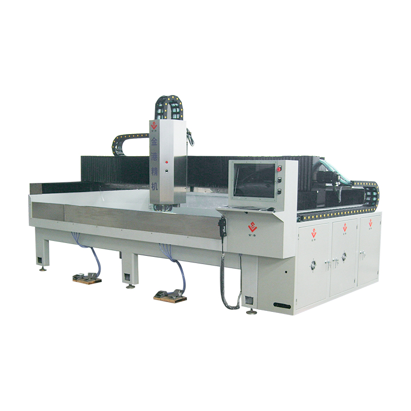 Awtomatikong Horizontal CNC Shaped Glass Edge Grinding Machine